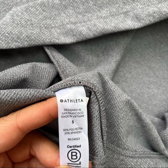 ATHLETA Bayview Ribbed Crop Tee - Picture 6 of 7